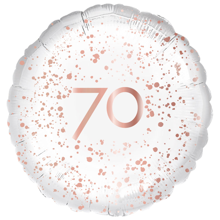 45cm Standard Rose Gold 70 Balloon