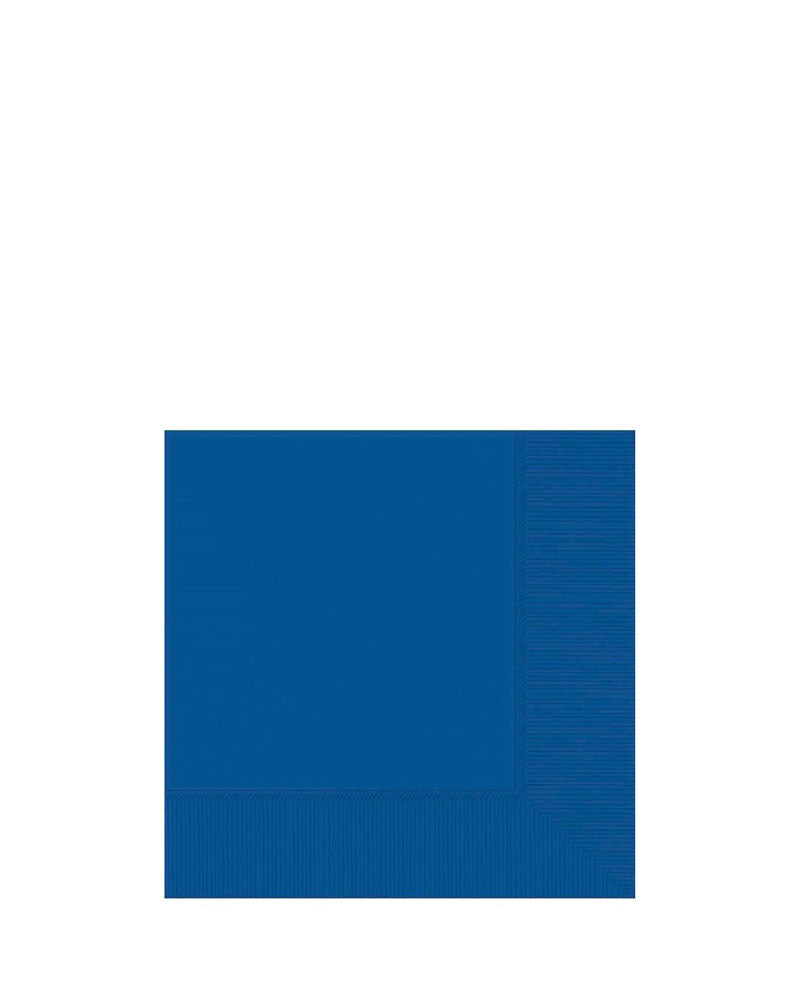 Bright Royal Blue Beverage Napkins Pack of 20