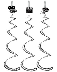 Hollywood Filmstrip Whirl Decorations