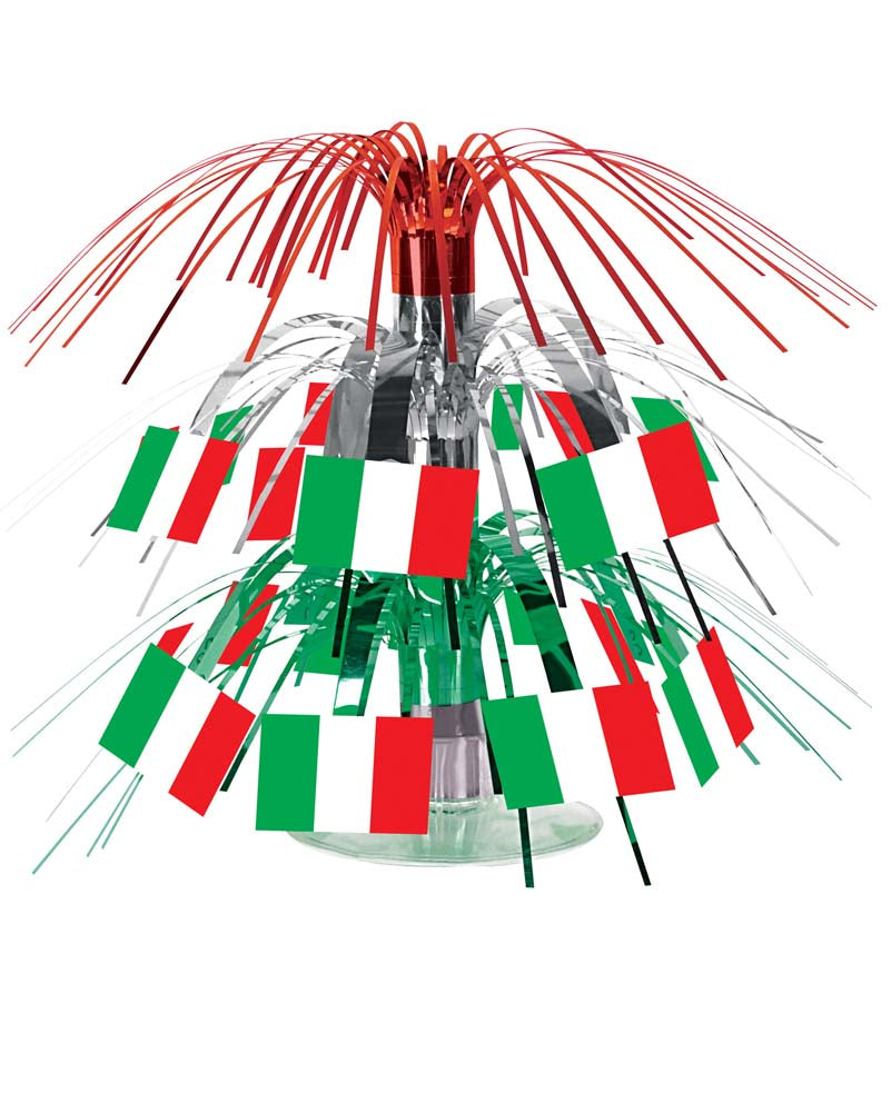 Italian Flag Mini Cascade Centrepiece