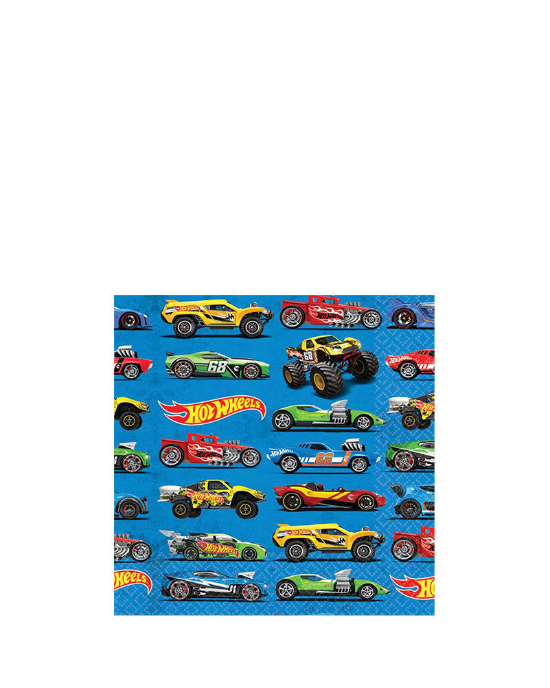 Hot Wheels Wild Racer Beverage Napkin Pack of 16