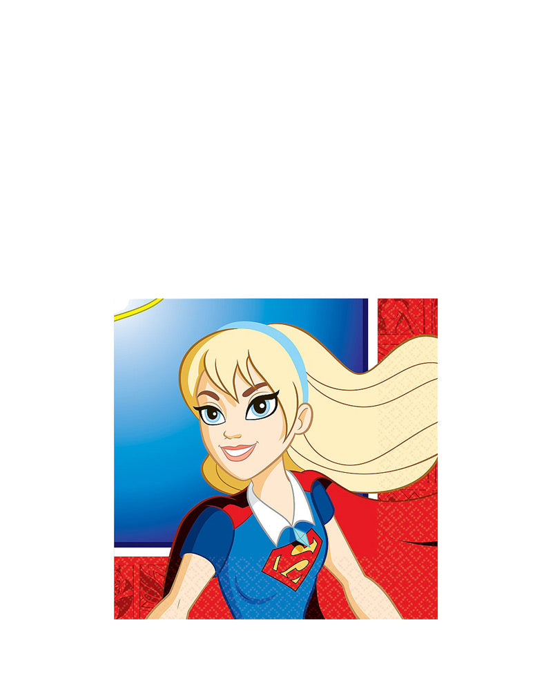 DC Superhero Girls Beverage Napkin Pack of 16