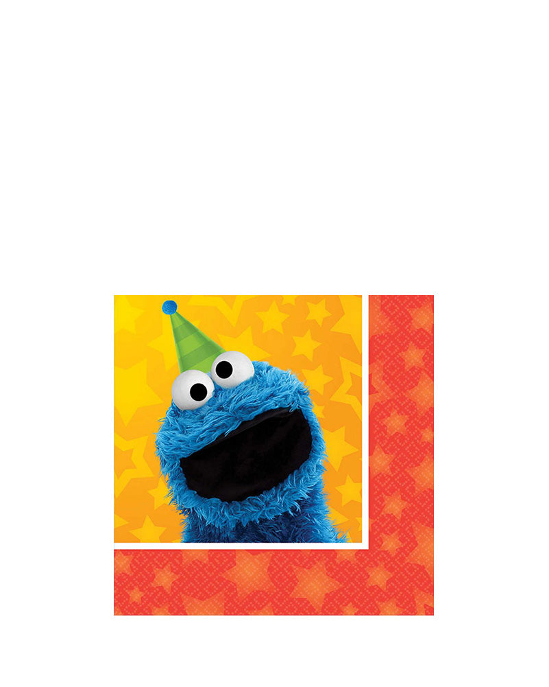 Sesame Street Beverage Napkins Pack of 16