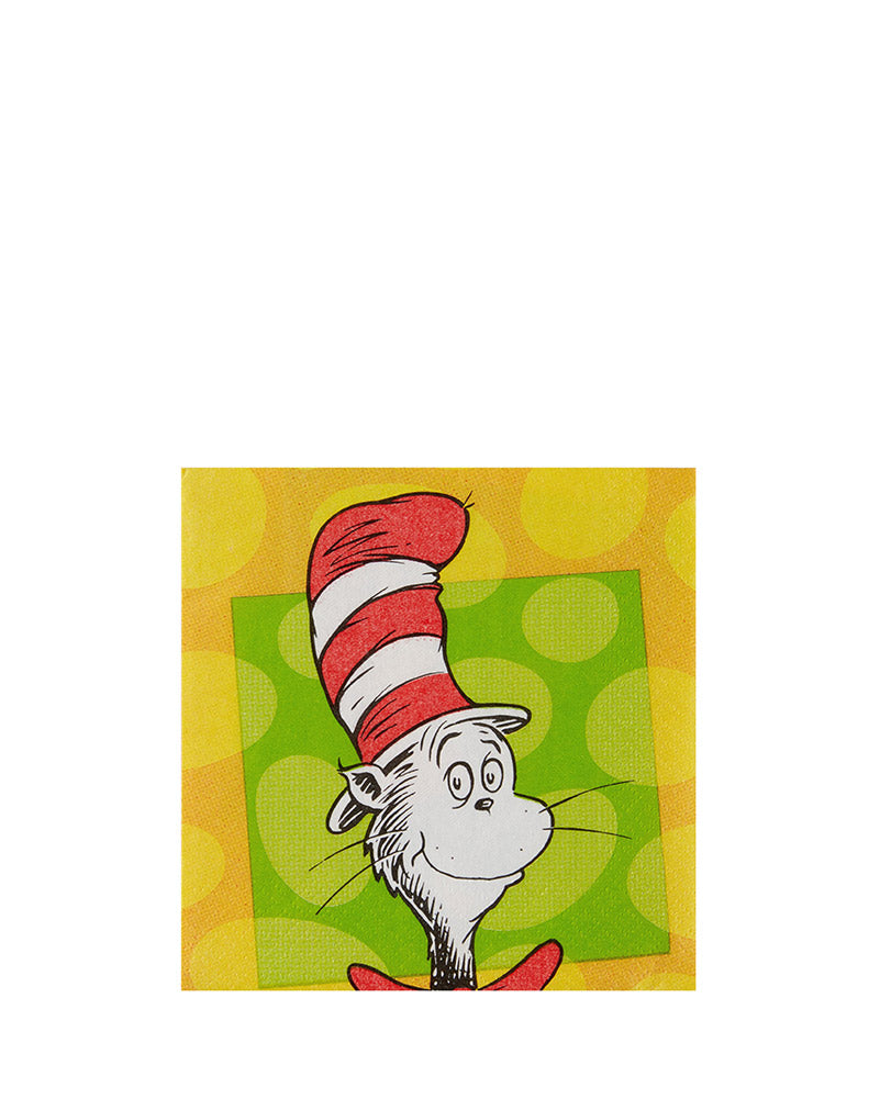 Dr Seuss Beverage Napkins Pack of 16