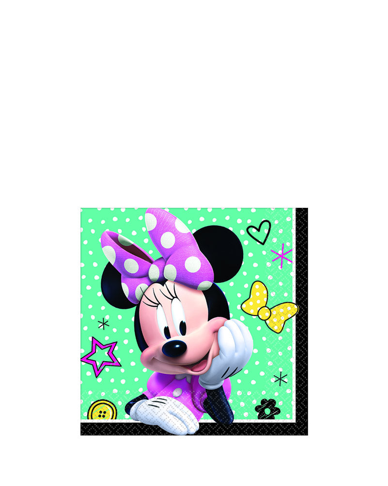 Disney Minnie Mouse Happy Helpers Beverage Napkin Pack of 16