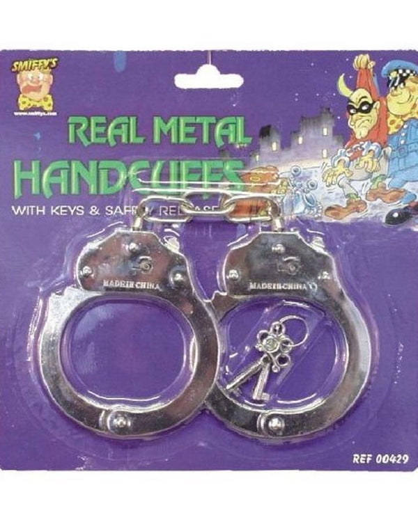 Metal Handcuffs Prop