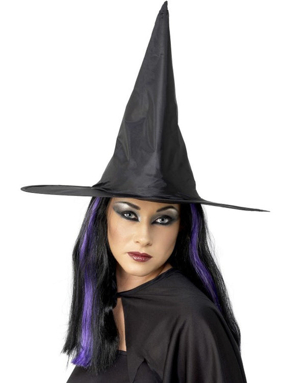 Shiny Satin Witch Hat