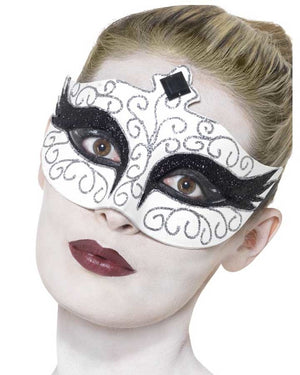 Gothic Swan Masquerade Mask