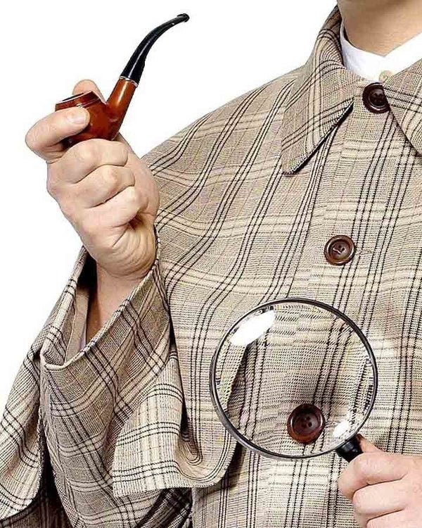 Sherlock Holmes Pipe and Magnifying Glass Kit