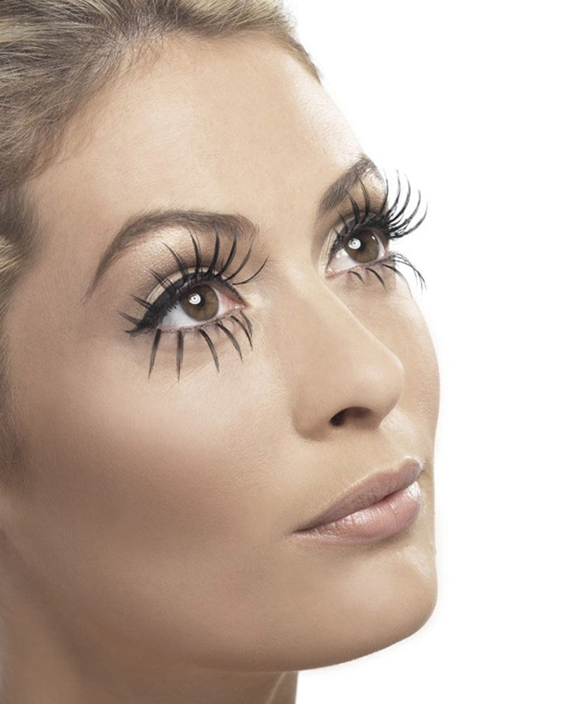 Long Black Eyelashes Top and Bottom Set