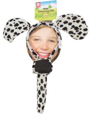 Kids Dalmatian Ears Nose and Tail Kit