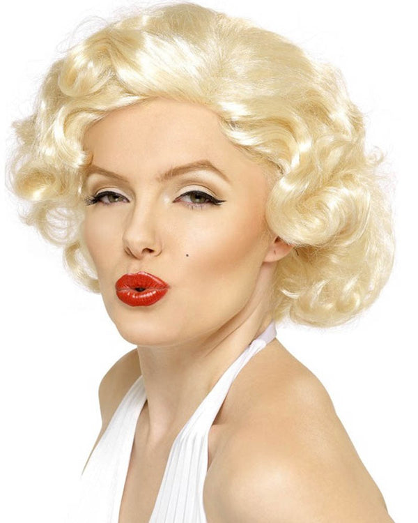 50s Marilyn Monroe Bombshell Blonde Wig