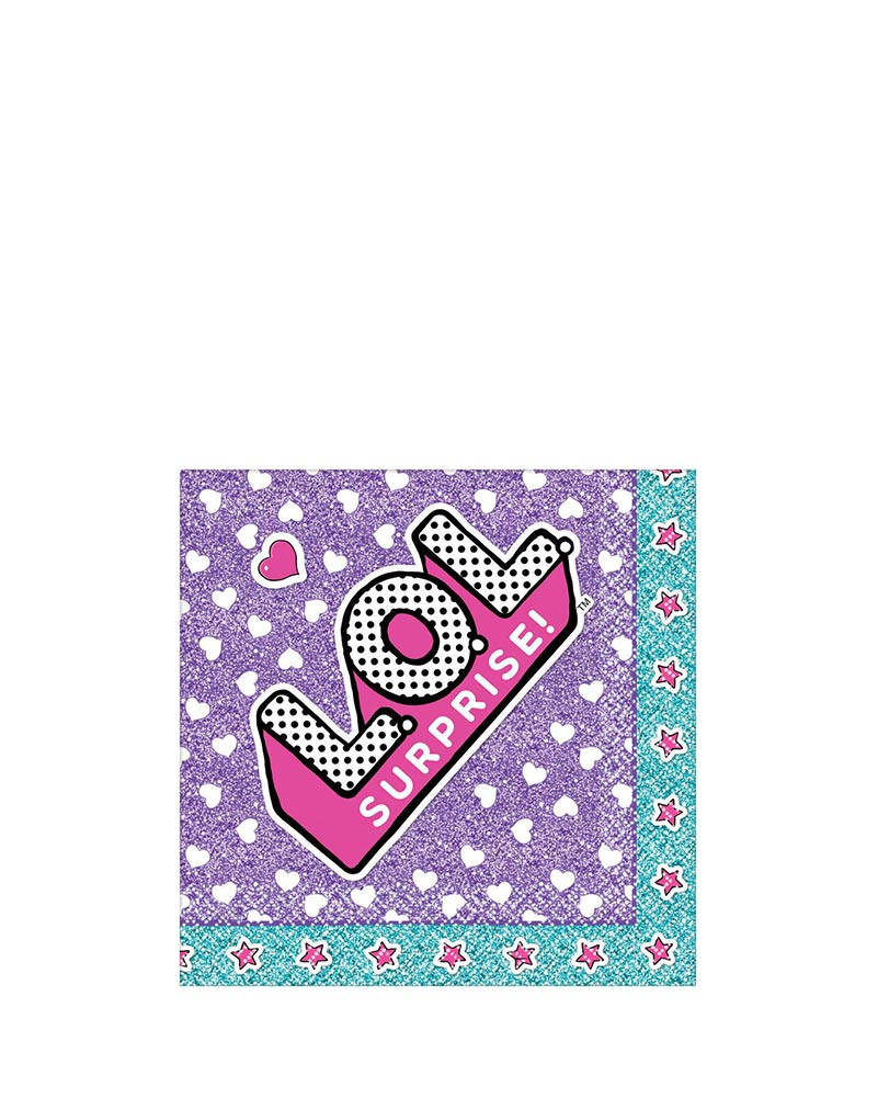 LOL Surprise Beverage Napkins Pack of 16