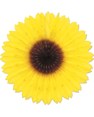 Sunflower Flower Paper Fan