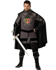 Elite Medieval Dark Knight Mens Plus Size Costume