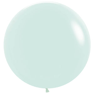 Sempertex 60cm Pastel Matte Green Latex Balloons 630, 3PK Pack of 3