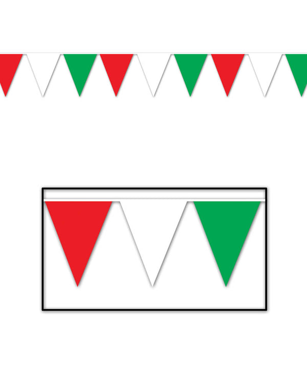 Italian Pennant Banner 9m