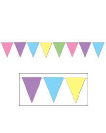 Pastel Pennant Banner 3.7m