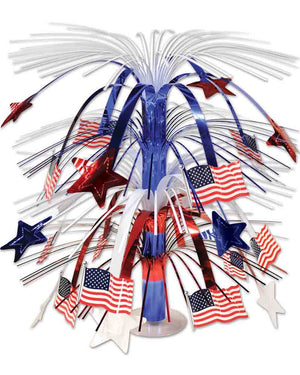 American Flag Cascade Centrepiece