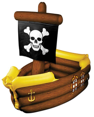 Inflatable Pirate 84cm Ship Cooler
