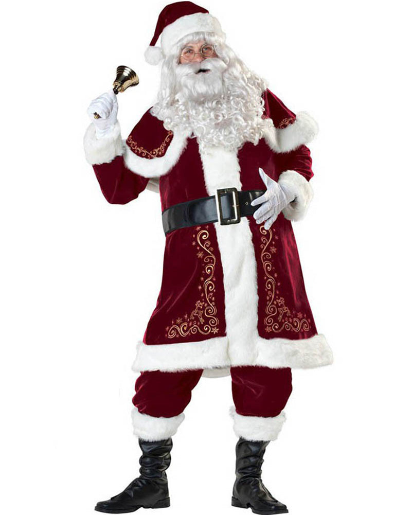 Elite Jolly Santa Mens Christmas Costume
