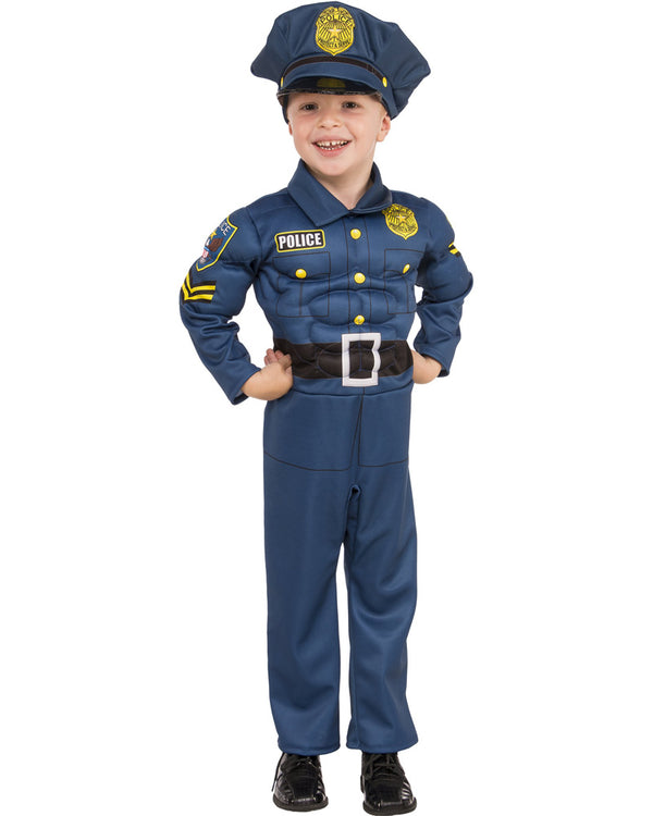 Top Cop Deluxe Policeman Boys Costume