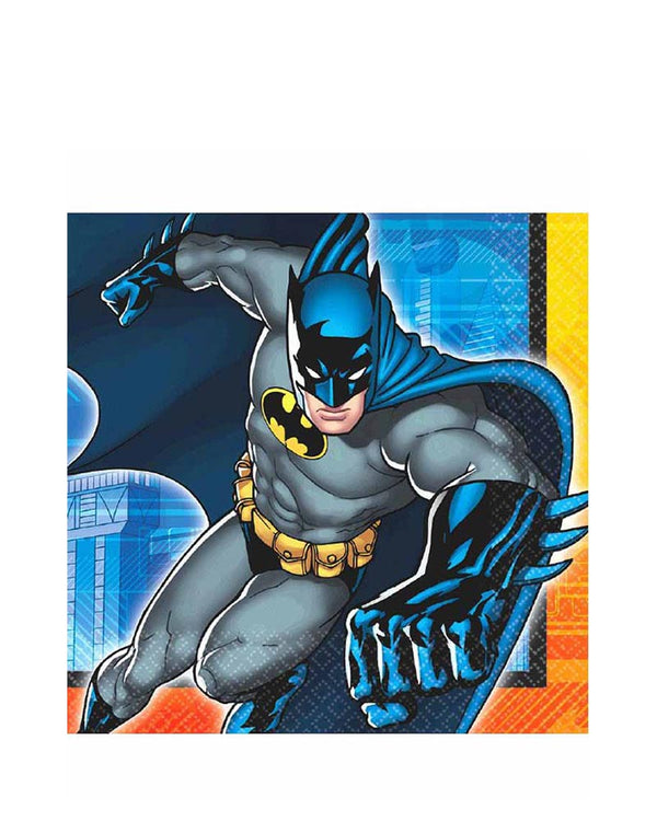 Batman Lunch Napkins Pack of 16