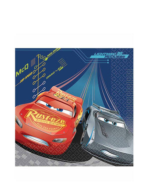 Disney Cars 3 Lunch Napkins Pack of 16
