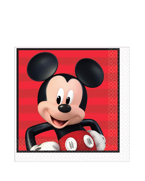 Disney Mickey On the Go Lunch Napkin Pack of 16
