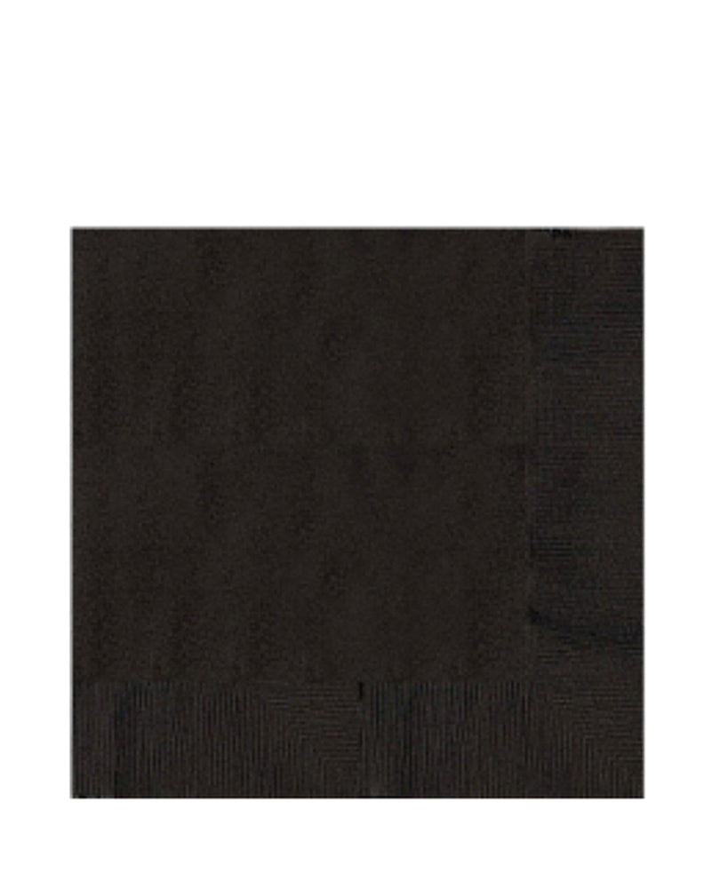 Black 2 Ply Lunch Napkins Pack of 20