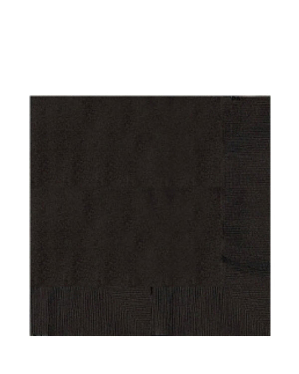 Black 2 Ply Lunch Napkins Pack of 20