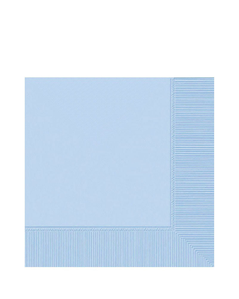 Pastel Blue 2 Ply Lunch Napkins Pack of 20