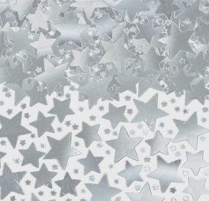 Star Confetti 70g -Silver