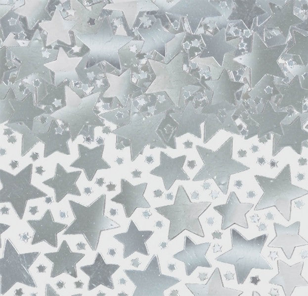 Star Confetti 70g -Silver