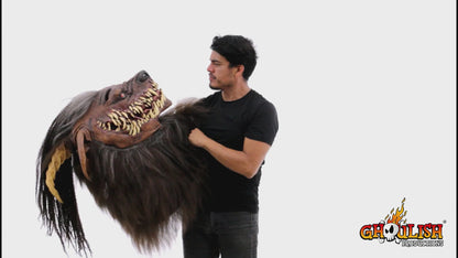 Snarling Werewolf Premium Puppet Mask