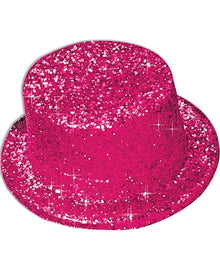 Pink Glitter Top Hat