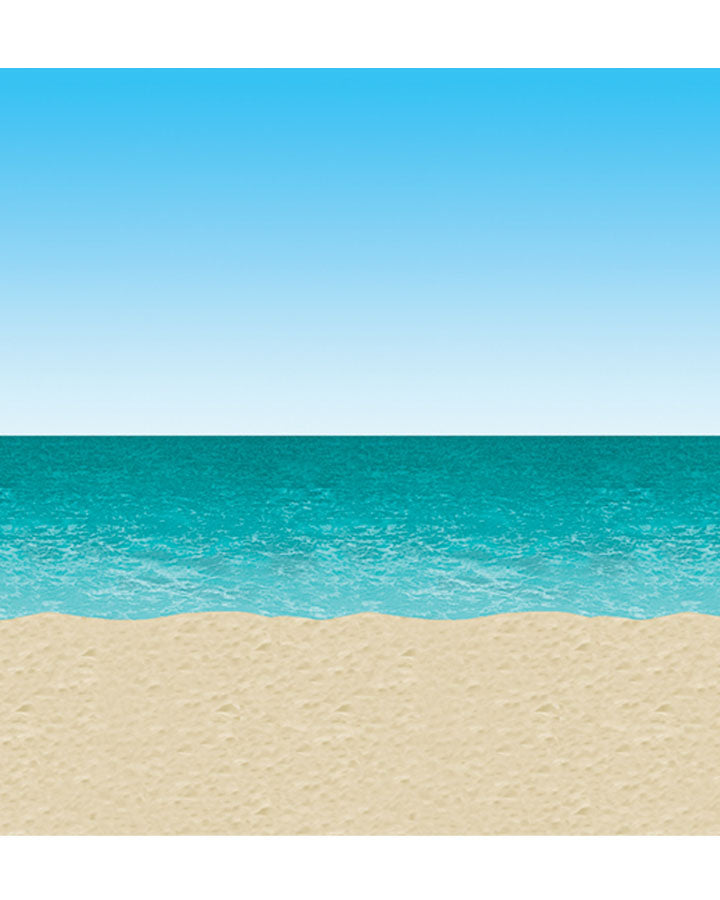 Ocean and Beach Back Drop 9m