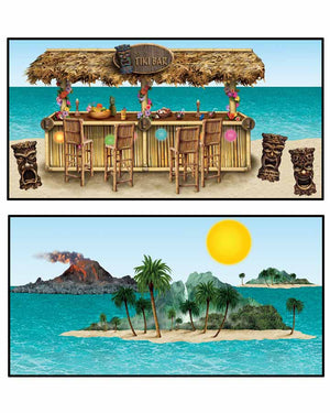 Tiki Bar and Island Prop Set