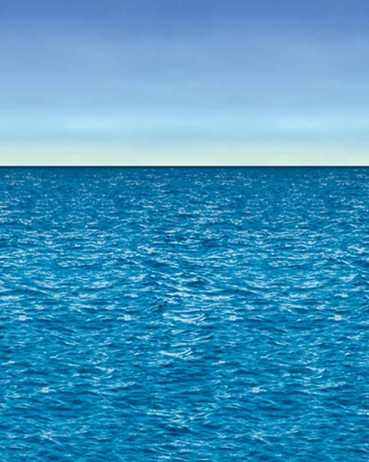 Ocean and Sky Backdrop 9m