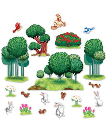 Animal and Nature Plastic Cutouts Pack of 20