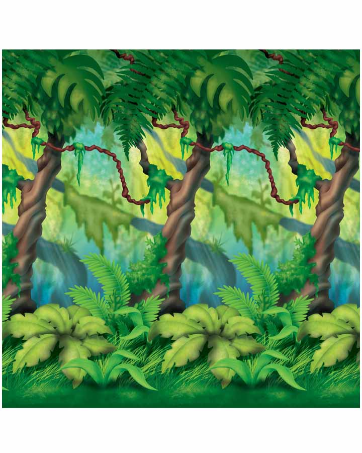 Jungle Trees Room Roll 9m