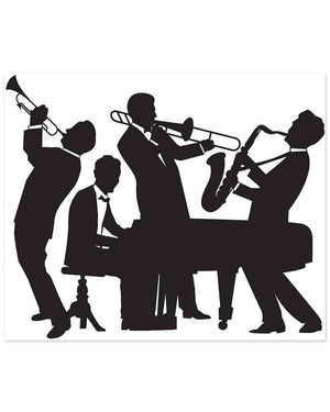 Great 20s Jazz Band Insta Wall Decoration 1.8m
