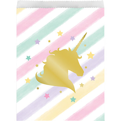 Unicorn Sparkle Lolly Bags Pack of 10