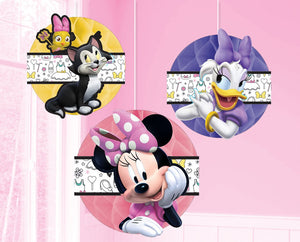 Minnie Mouse Happy Helpers Honeycomb Decorations Pack of 3