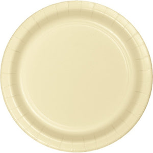 Ivory 18cm Paper Plates Pack of 24