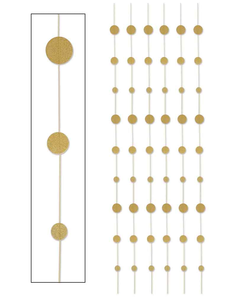 70s Gold Dot Stringers 1.8m Pack of 6