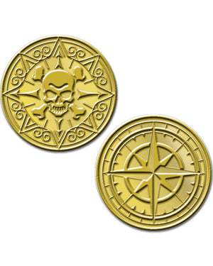 Plastic Pirate Coins Pack of 100