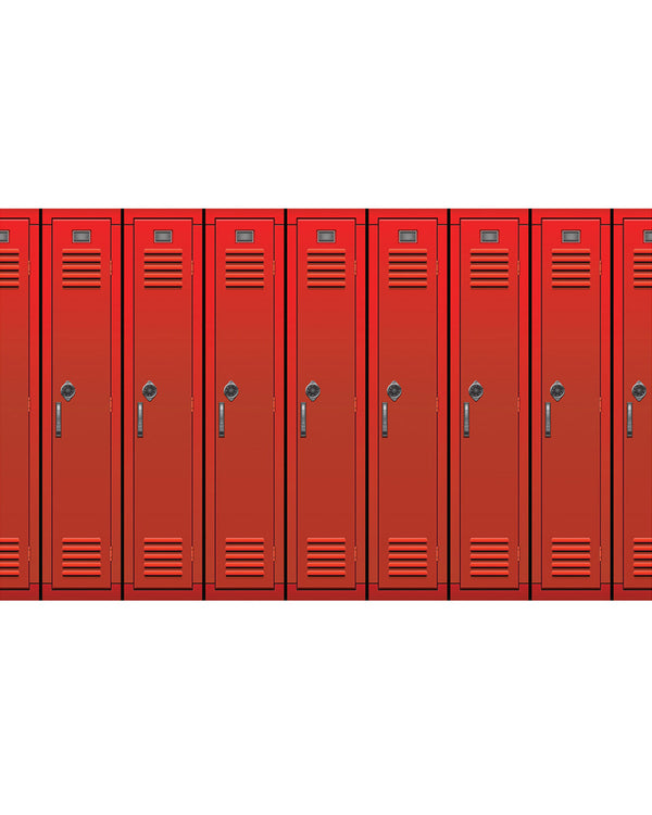 I Love the 90s Lockers Backdrop 9m
