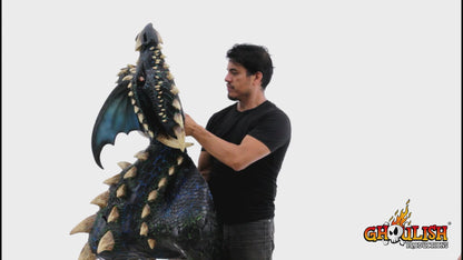 Smoulder the Black Dragon Premium Puppet Mask