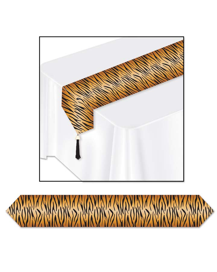Tiger Print Table Runner
